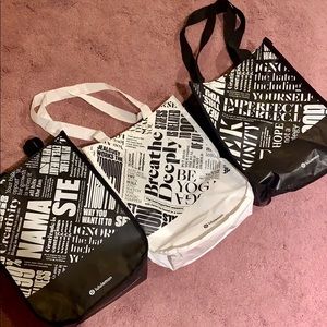 3/$18 Lululemon Reusable Bags
